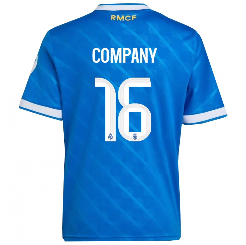נשים Marco Company #16 כחול לבן ג'רזי קיט שלישי 2025/26 חולצה קצרה