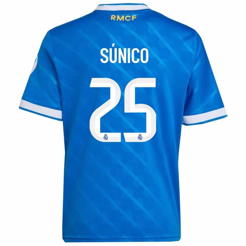 נשים גיירמו סוניקו אלונסו #25 כחול לבן ג'רזי קיט שלישי 2025/26 חולצה קצרה