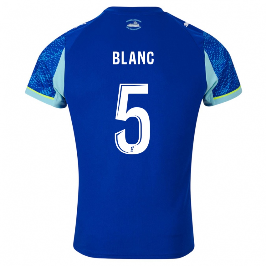 נשים אמנדין בלאן #5 תכלת לבן ג'רזי קיט שלישי 2025/26 חולצה קצרה