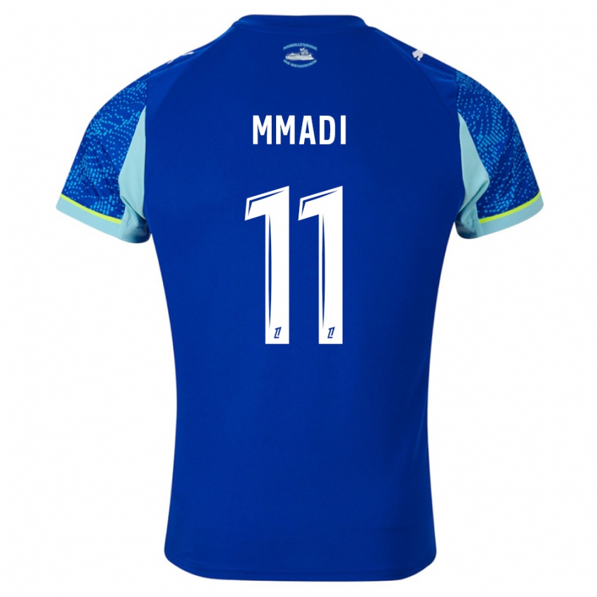 נשים Tadjidine Mmadi #11 תכלת לבן ג'רזי קיט שלישי 2025/26 חולצה קצרה