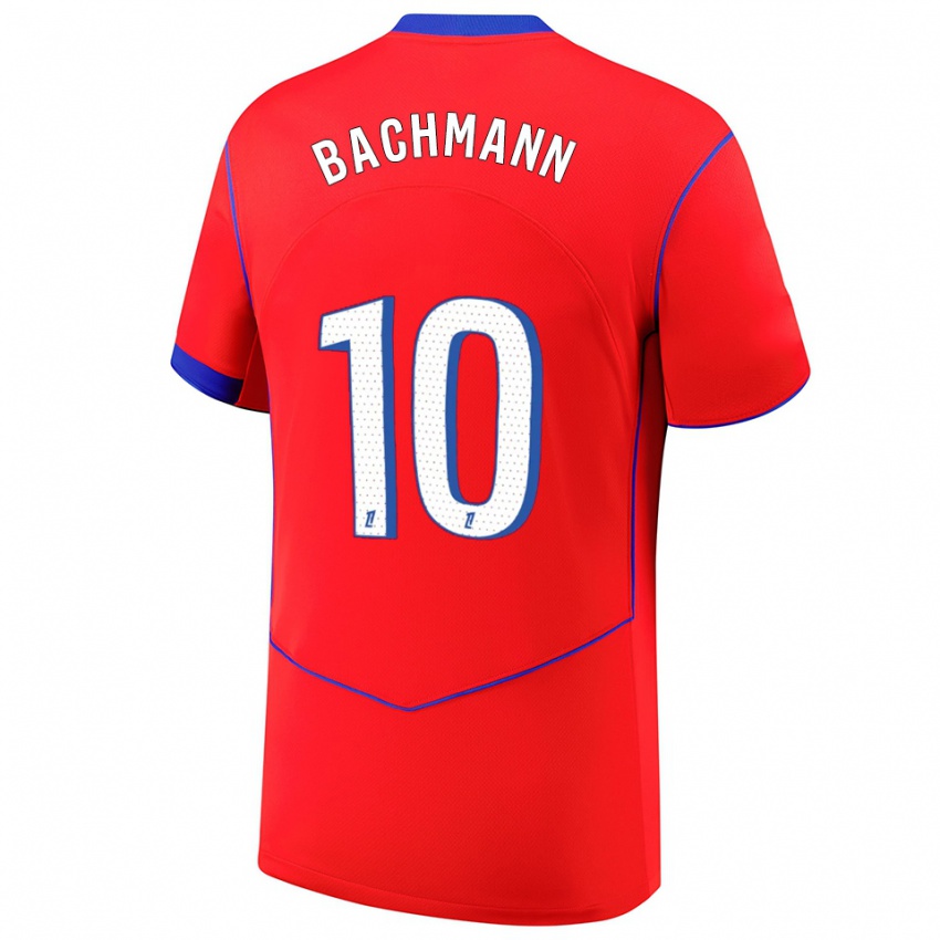 נשים רמונה בכמן #10 אדום כחול לבן ג'רזי קיט שלישי 2025/26 חולצה קצרה