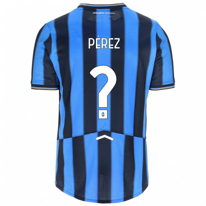 ילדים David Pérez #0 תכלת שחור ג'רזי ביתית 2025/26 חולצה קצרה