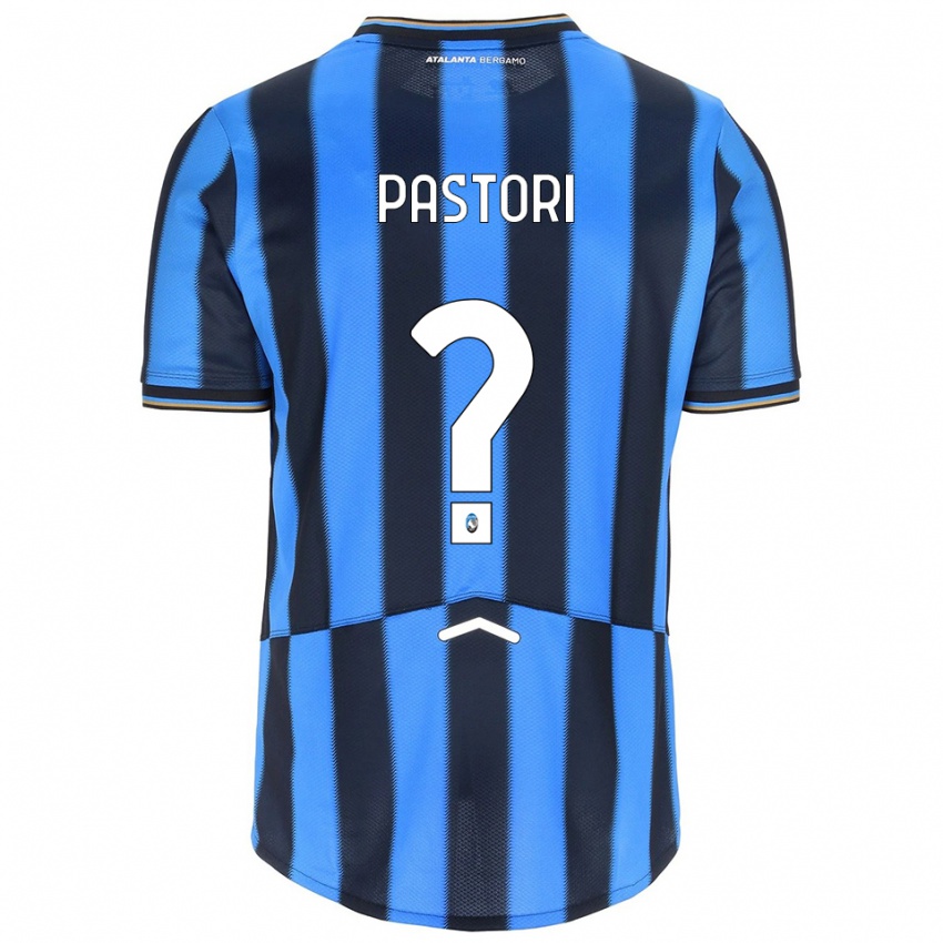 ילדים Matias Pastori #0 תכלת שחור ג'רזי ביתית 2025/26 חולצה קצרה