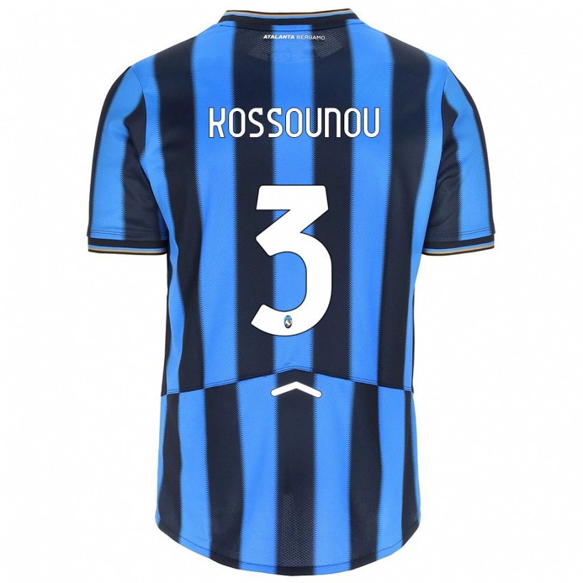 ילדים אודילון קוסונו #3 תכלת שחור ג'רזי ביתית 2025/26 חולצה קצרה