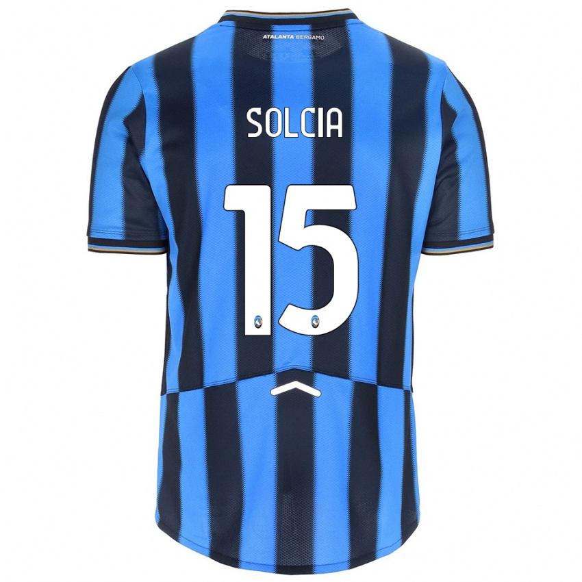 ילדים דניאלה סולסיה #15 תכלת שחור ג'רזי ביתית 2025/26 חולצה קצרה