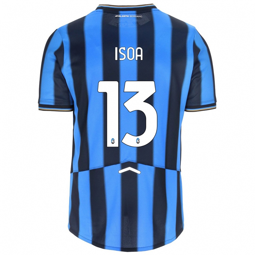 ילדים Isaac Isoa #13 תכלת שחור ג'רזי ביתית 2025/26 חולצה קצרה