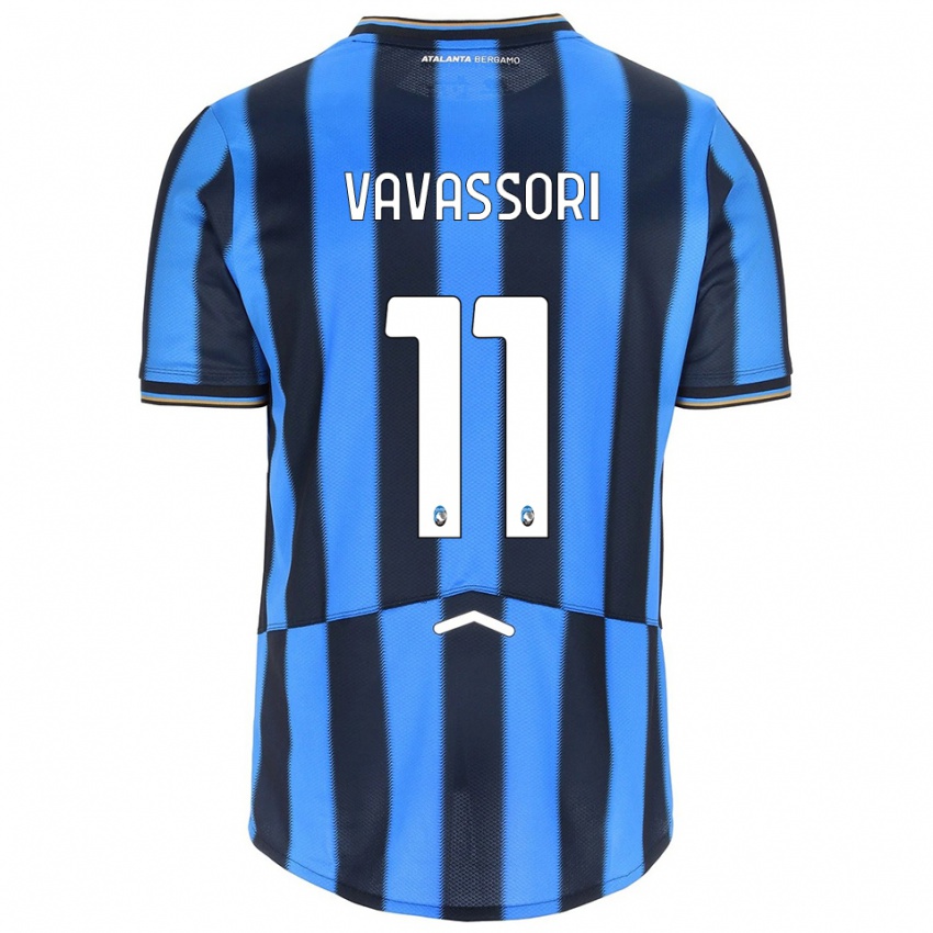 ילדים דומיניק ואוסורי #11 תכלת שחור ג'רזי ביתית 2025/26 חולצה קצרה