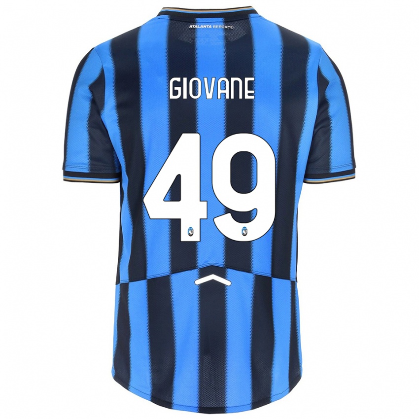 ילדים שמואל ג׳ובאני #49 תכלת שחור ג'רזי ביתית 2025/26 חולצה קצרה