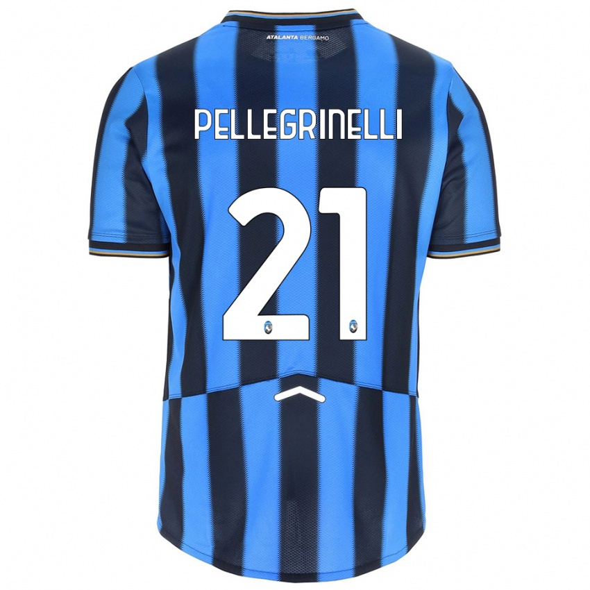 ילדים ג'ורג'יה פלגרינלי #21 תכלת שחור ג'רזי ביתית 2025/26 חולצה קצרה