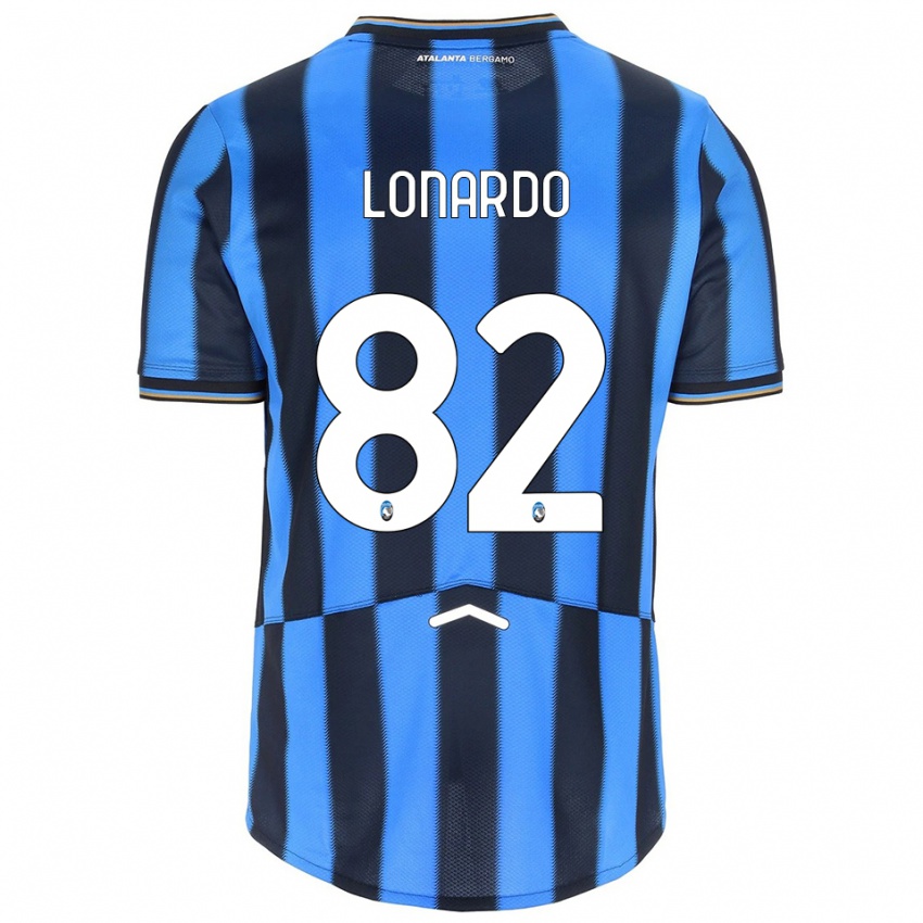 ילדים אדוארדו לונארדו #82 תכלת שחור ג'רזי ביתית 2025/26 חולצה קצרה