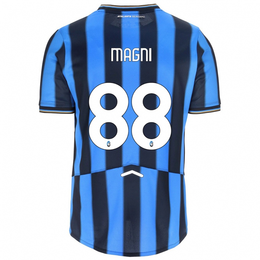 ילדים גלוריה מגני #88 תכלת שחור ג'רזי ביתית 2025/26 חולצה קצרה