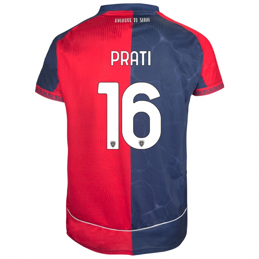 ילדים מתאו פארטי #16 אדום נייבי ג'רזי ביתית 2025/26 חולצה קצרה