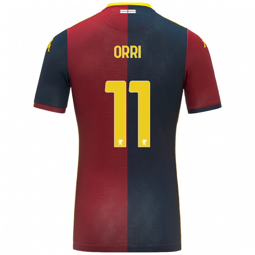 ילדים אגוסט אורי תורסטיינסון #11 אדום כחול מלכותי ג'רזי ביתית 2025/26 חולצה קצרה