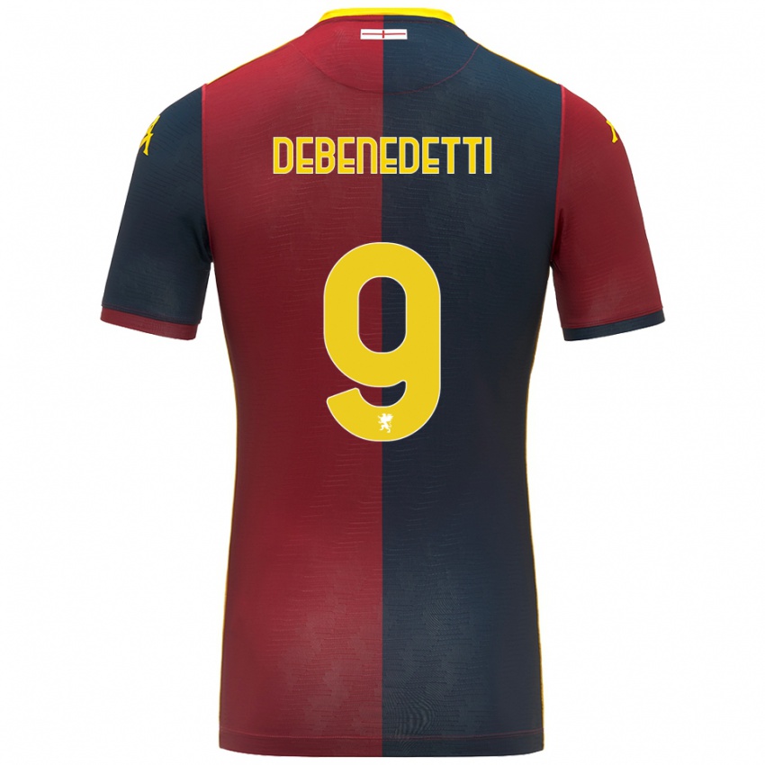 ילדים אלסנדרו דבנדטי #9 אדום כחול מלכותי ג'רזי ביתית 2025/26 חולצה קצרה