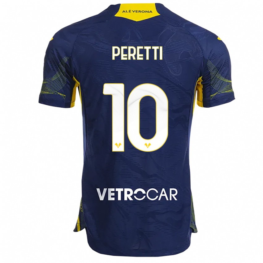 ילדים רקלה פרטי #10 נייבי צהוב ג'רזי ביתית 2025/26 חולצה קצרה