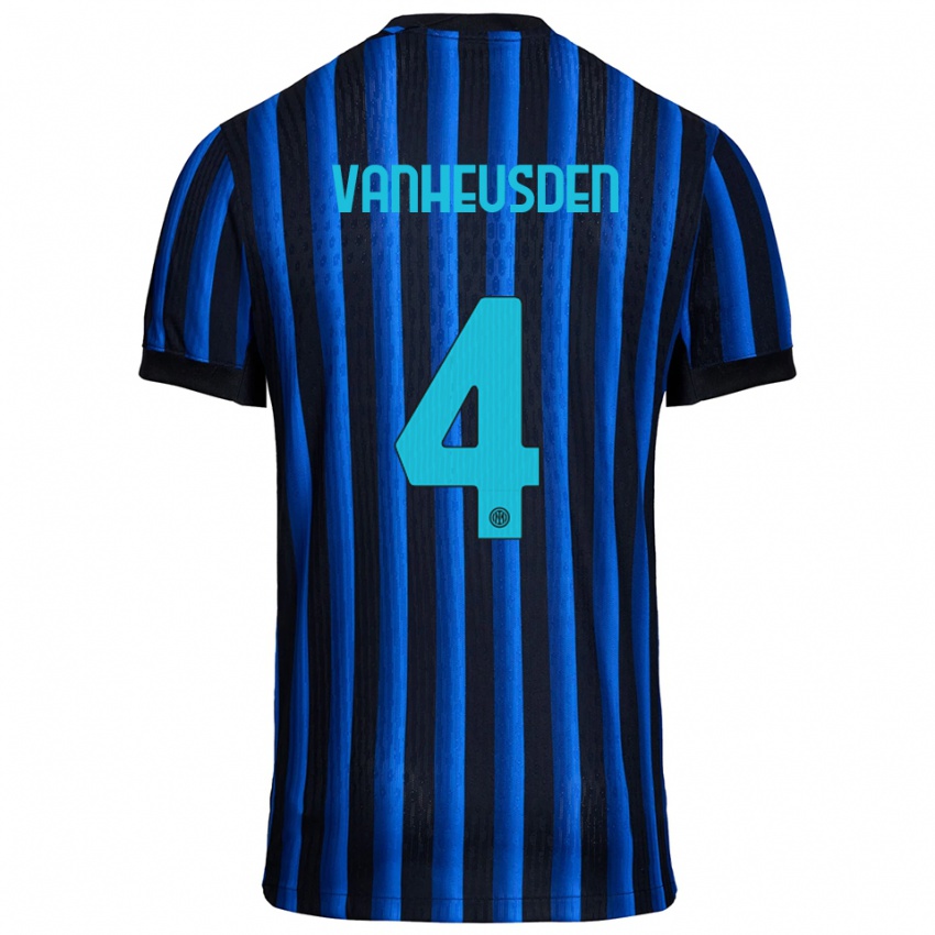 ילדים זינהו ונהוזדן #4 שחור כחול ג'רזי ביתית 2025/26 חולצה קצרה