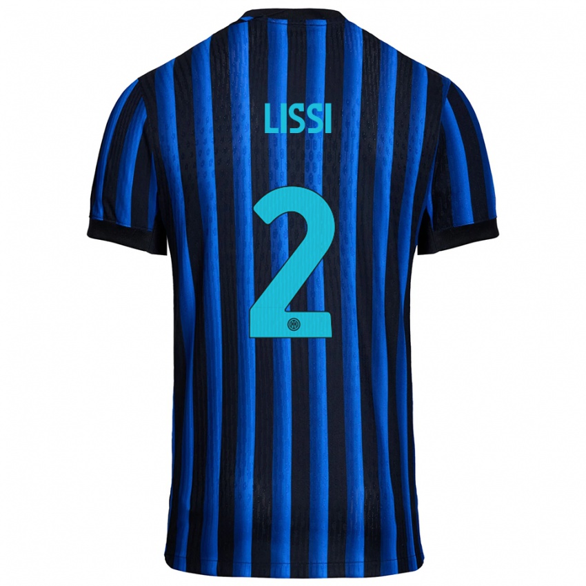 ילדים תומס ליסי #2 שחור כחול ג'רזי ביתית 2025/26 חולצה קצרה