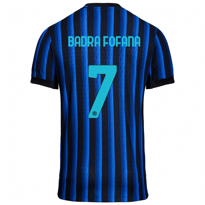 ילדים אליו בדרה פופאנה #7 שחור כחול ג'רזי ביתית 2025/26 חולצה קצרה