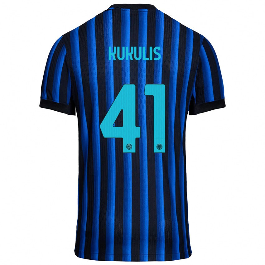 ילדים רוברטס קוקוליס #41 שחור כחול ג'רזי ביתית 2025/26 חולצה קצרה