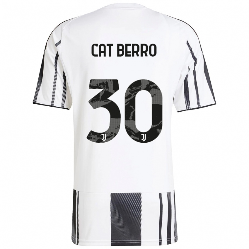 ילדים סימון קאט ברו #30 לבן שחור ג'רזי ביתית 2025/26 חולצה קצרה