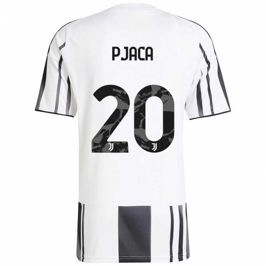 ילדים מרקו פיאצה #20 לבן שחור ג'רזי ביתית 2025/26 חולצה קצרה