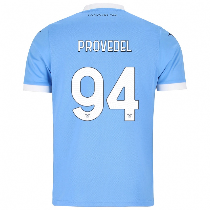 ילדים איבן פרובדל #94 תכלת לבן ג'רזי ביתית 2025/26 חולצה קצרה