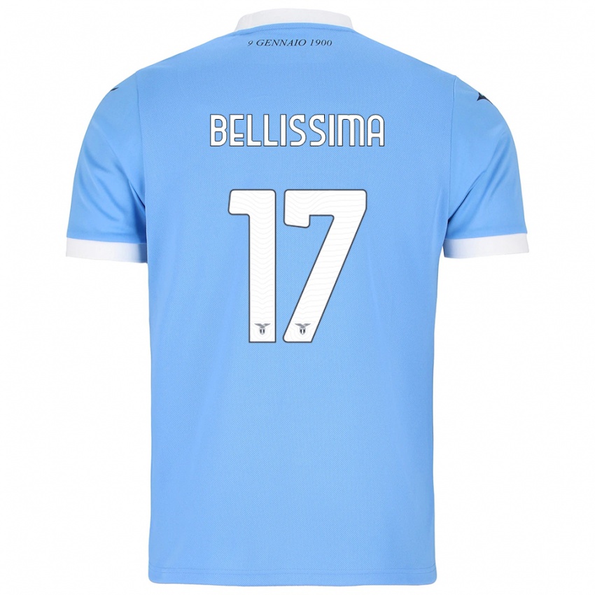 ילדים Renato Bellissima #17 תכלת לבן ג'רזי ביתית 2025/26 חולצה קצרה