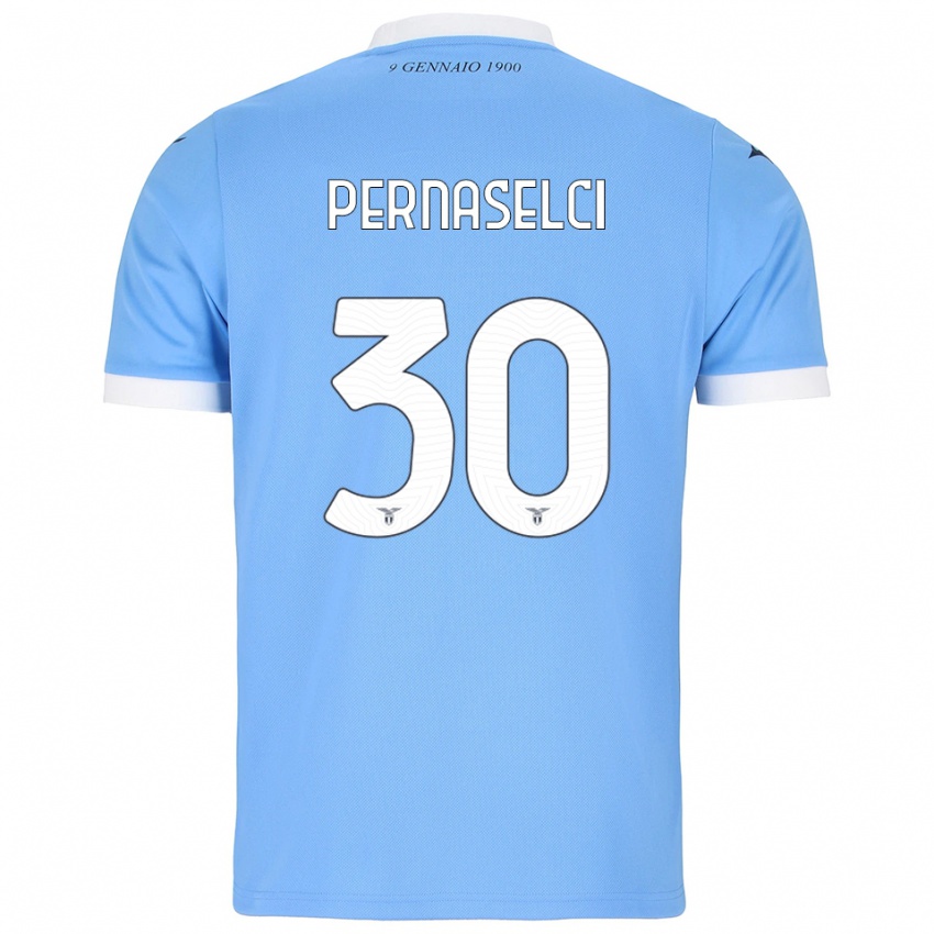 ילדים לאונרדו פרנסלצ'י #30 תכלת לבן ג'רזי ביתית 2025/26 חולצה קצרה