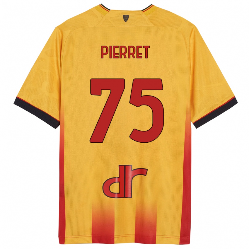 ילדים באלתאזאר פיירט #75 צהוב כתום ג'רזי ביתית 2025/26 חולצה קצרה