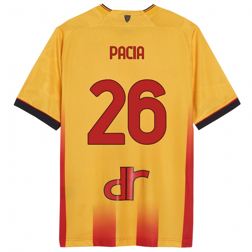 ילדים פביאנו פאסיה #26 צהוב כתום ג'רזי ביתית 2025/26 חולצה קצרה