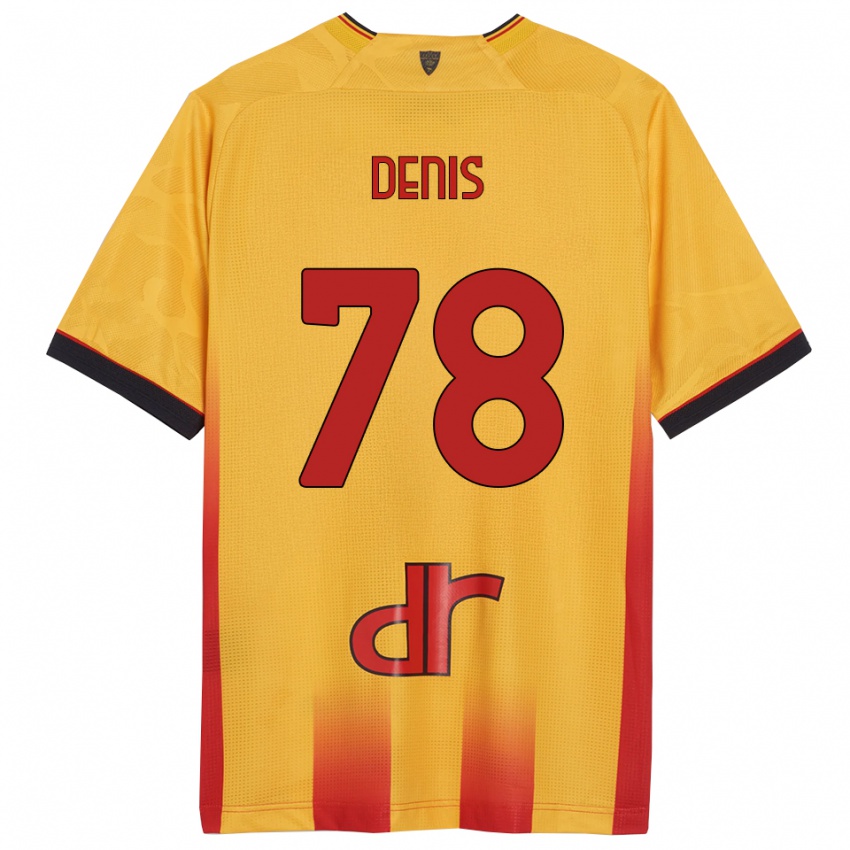 ילדים Max Denis #78 צהוב כתום ג'רזי ביתית 2025/26 חולצה קצרה