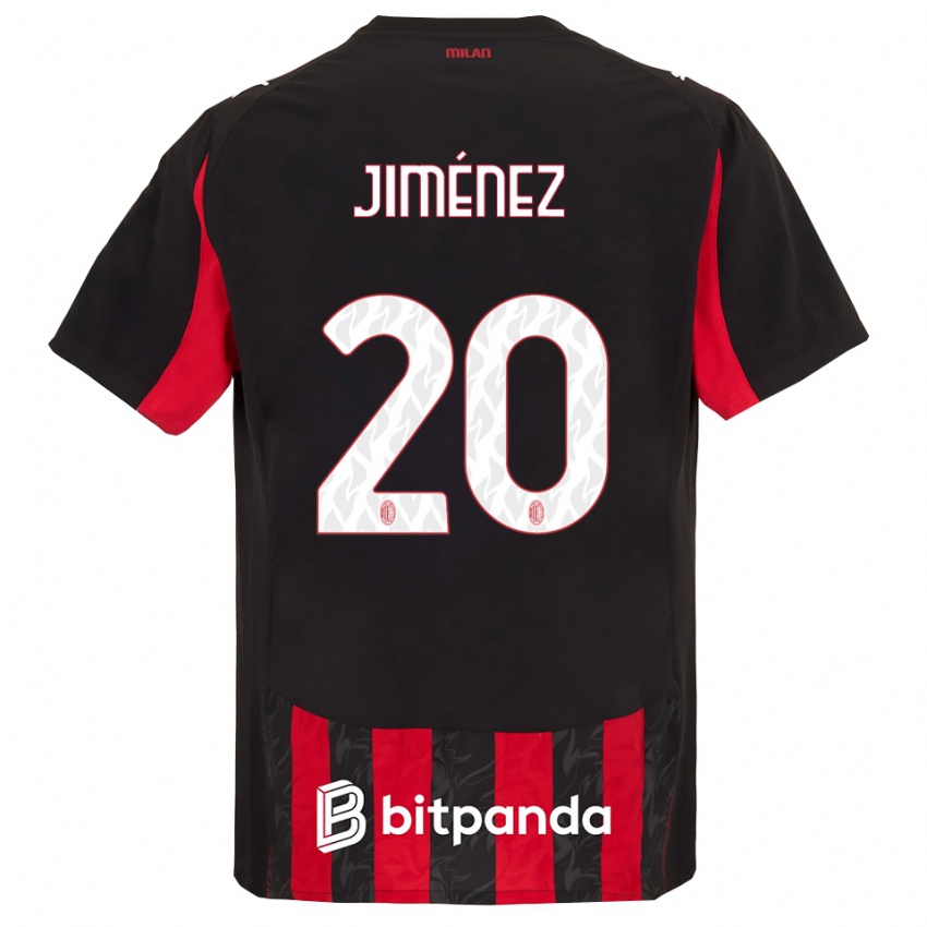 ילדים אלכס חימנס #20 אדום שחור ג'רזי ביתית 2025/26 חולצה קצרה