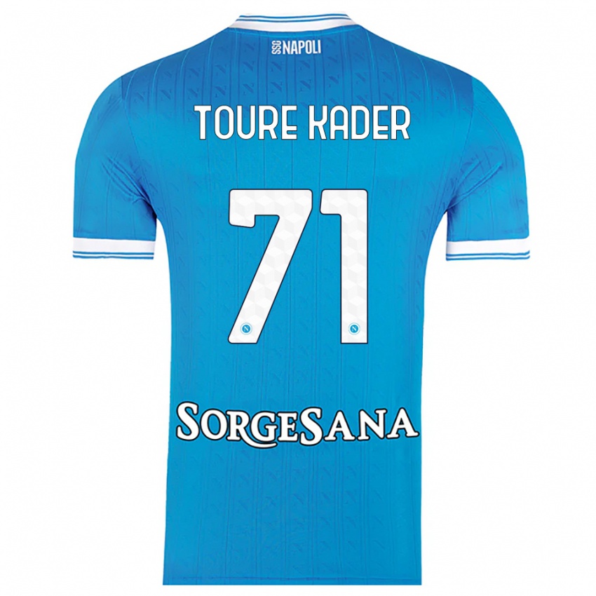 ילדים עזיז טורה קאדר #71 תכלת לבן ג'רזי ביתית 2025/26 חולצה קצרה