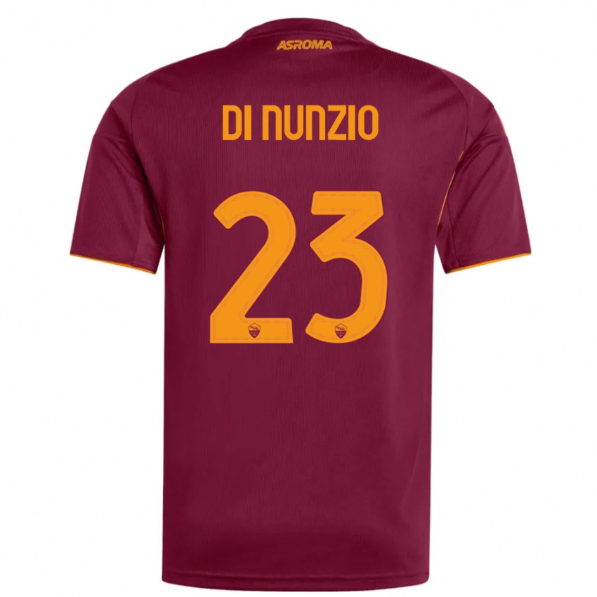 ילדים אלסנדרו די נונזיו #23 בורגונדי כתום ג'רזי ביתית 2025/26 חולצה קצרה
