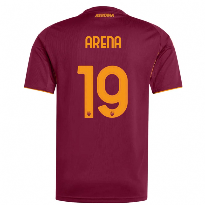ילדים אנטוניו ארינה #19 בורגונדי כתום ג'רזי ביתית 2025/26 חולצה קצרה