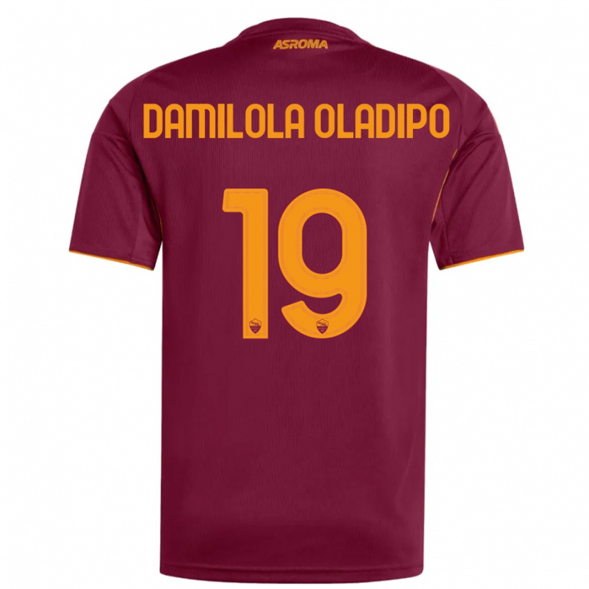 ילדים שוקוראט אולדיפו #19 בורגונדי כתום ג'רזי ביתית 2025/26 חולצה קצרה