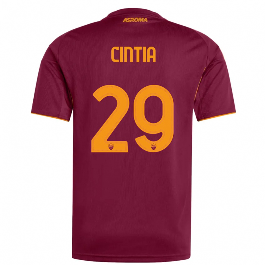 ילדים סינטיה רפאלה סוארס מרטינס #29 בורגונדי כתום ג'רזי ביתית 2025/26 חולצה קצרה