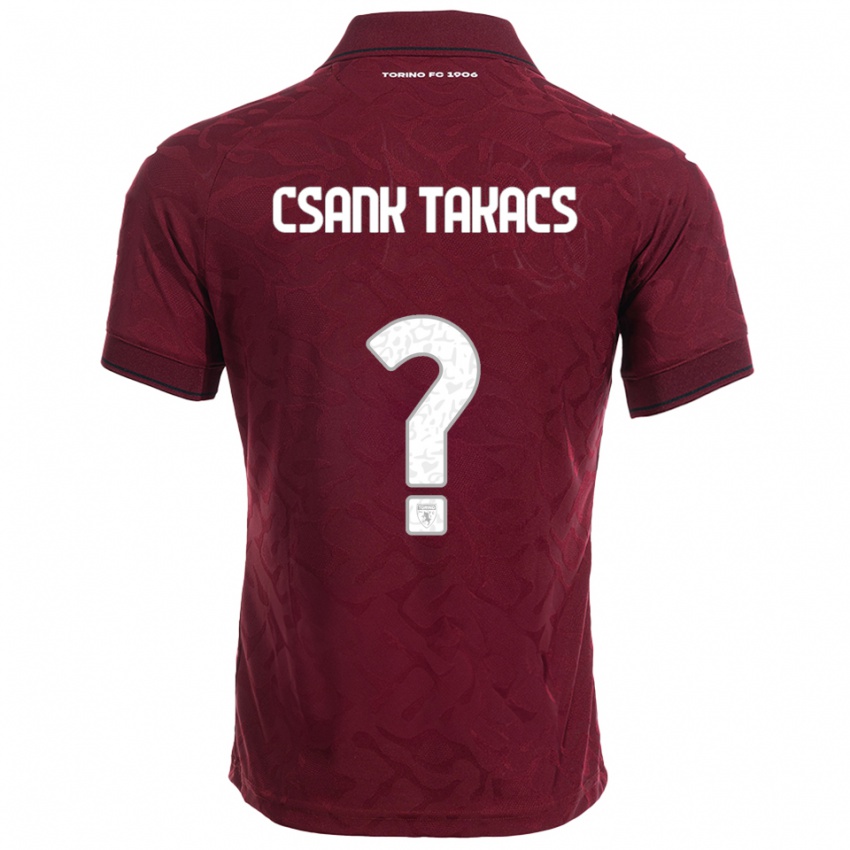 ילדים קריסטוף צ'נק-טקץ' #0 בורגונדי לבן ג'רזי ביתית 2025/26 חולצה קצרה