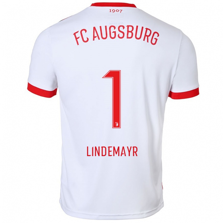 ילדים Lisa Lindemayr #1 לבן אדום ג'רזי ביתית 2025/26 חולצה קצרה