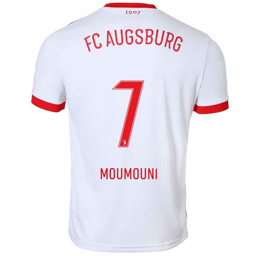 ילדים פריס מומוני #7 לבן אדום ג'רזי ביתית 2025/26 חולצה קצרה