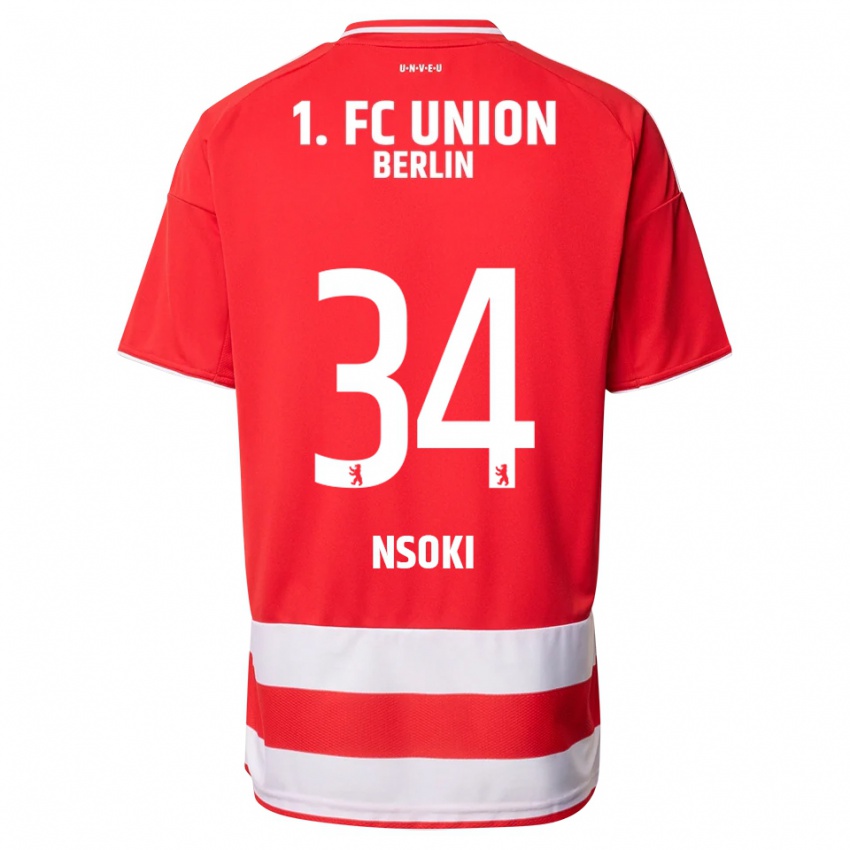 ילדים סטנלי אנסוקי #34 אדום לבן ג'רזי ביתית 2025/26 חולצה קצרה