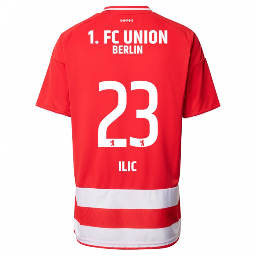 ילדים אנדריי איליץ' #23 אדום לבן ג'רזי ביתית 2025/26 חולצה קצרה