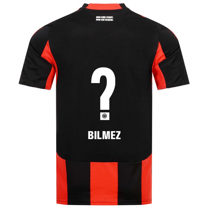 ילדים Attila Bilmez #0 שחור אדום ג'רזי ביתית 2025/26 חולצה קצרה