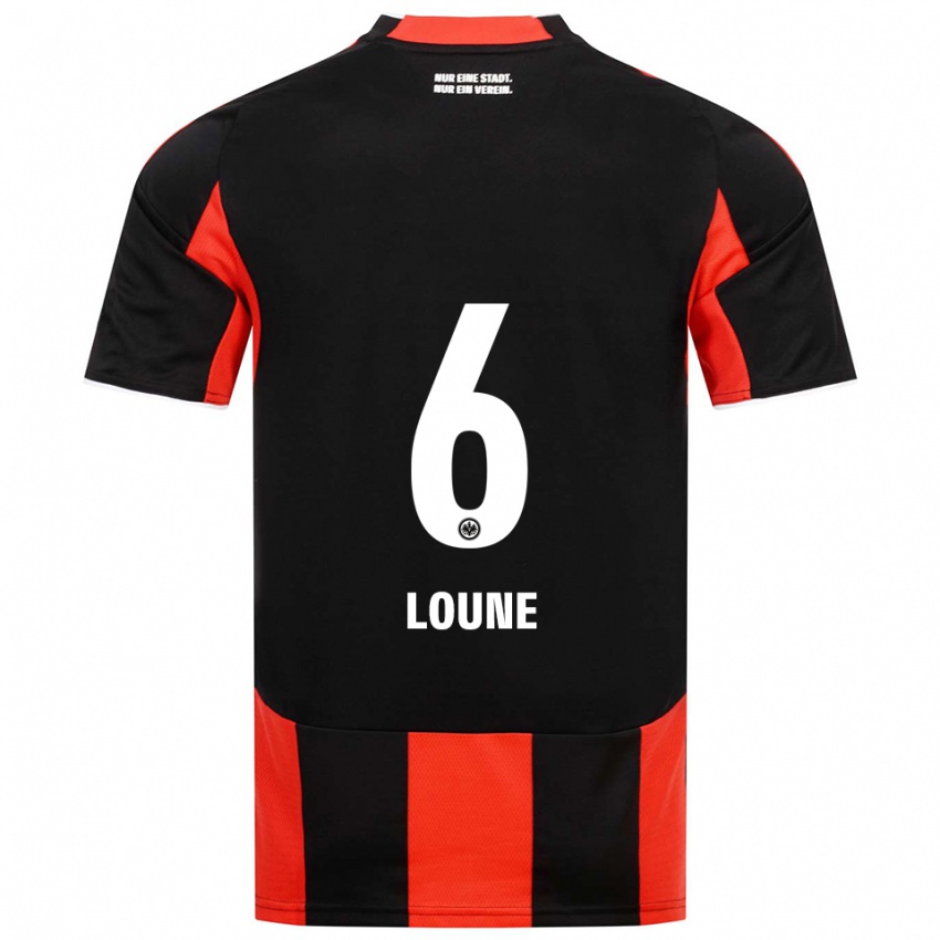 ילדים אדם לואן #6 שחור אדום ג'רזי ביתית 2025/26 חולצה קצרה