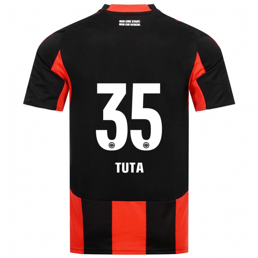 ילדים טוטה #35 שחור אדום ג'רזי ביתית 2025/26 חולצה קצרה