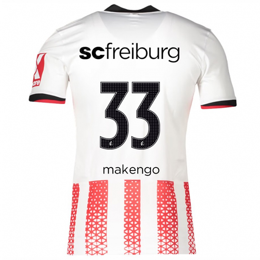 ילדים ז'ורדי מקנגו #33 לבן אדום ג'רזי ביתית 2025/26 חולצה קצרה