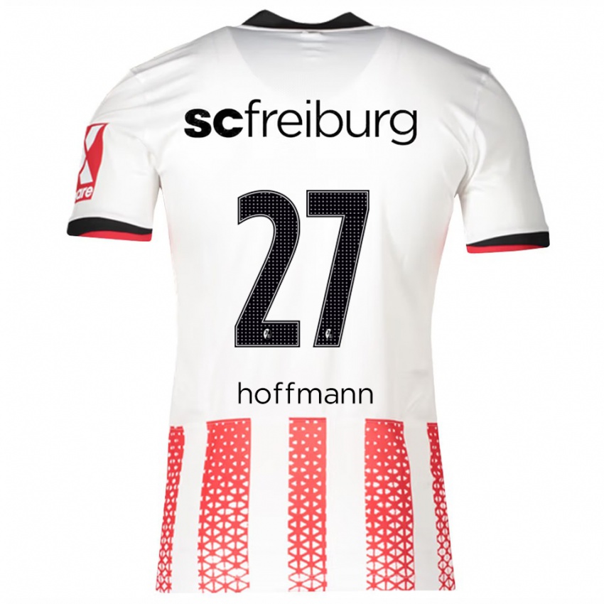 ילדים ג׳ובאנה הופמן #27 לבן אדום ג'רזי ביתית 2025/26 חולצה קצרה