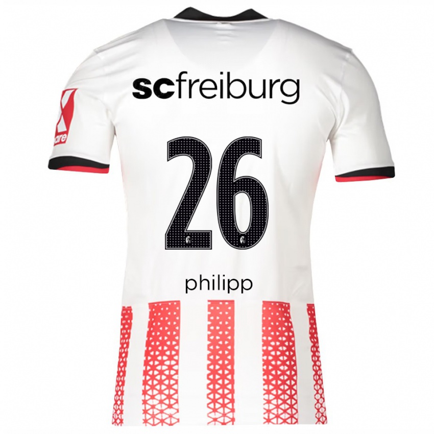 ילדים מקסימיליאן פיליפ #26 לבן אדום ג'רזי ביתית 2025/26 חולצה קצרה