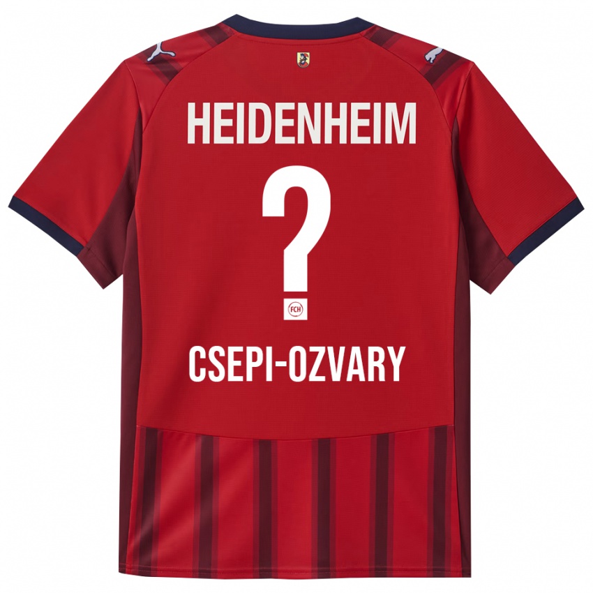ילדים Marcell Csepi-Ozvary #0 אדום נייבי ג'רזי ביתית 2025/26 חולצה קצרה