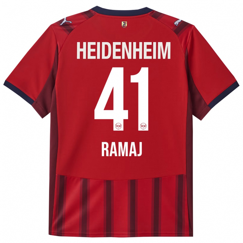 ילדים דיאנט ראמג' #41 אדום נייבי ג'רזי ביתית 2025/26 חולצה קצרה